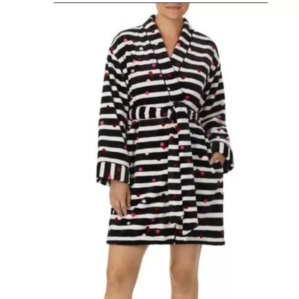 Kate Spade Stripe polka lounger bath robe XS/S